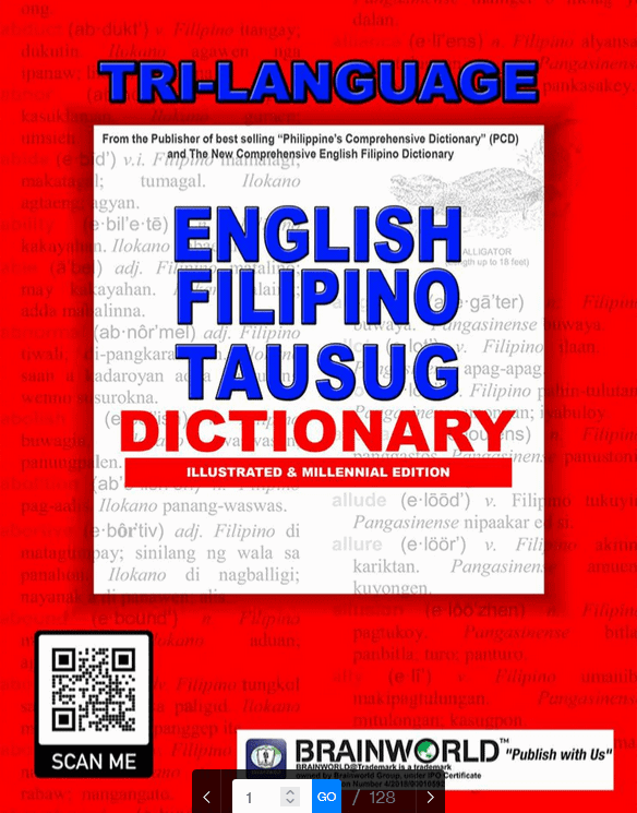 ENGLISH-FILIPINO-TAUSUG DICTIONARY 📚